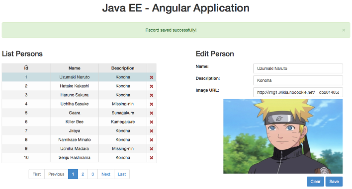 JavaEE 7 - Angular - Full